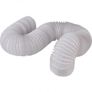 Image de Wallair Tube de ventilation flexible N52824 (Ø x L) 10.2 cm x 6 m plastique blanc