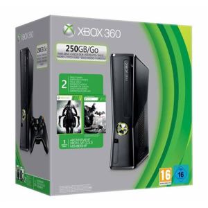 Image de Microsoft Xbox 360 Slim 250 Go + Darksiders II + Batman Arkham City