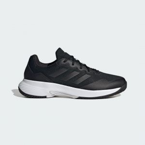 Adidas Homme Gamecourt 2.0 Tennis Shoes Low, Core Black/Core Black/Grey Four, 39 1/3 EU