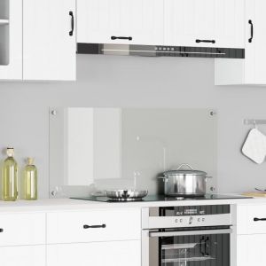 VidaXL Protection de cuisine Transparent 110 x 50 x 0.6 cm