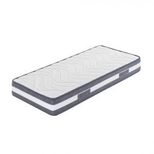 Alter Matelas simple en mousse de polyuréthane, Made in Italy, avec rembourrage en fibres hypoallergéniques, 80 x 190 x 23 cm,