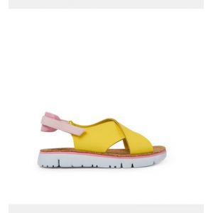 Camper K200157 Oruga Sandal, Autres Femme, Jaune Vif, 36 EU