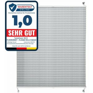 Store plissé Magic Gris clair 100 x 200 cm