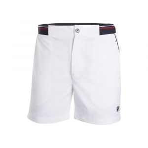 FILA Core Stephan Shorts Hommes - Blanc, Bleu Fonc&eacute;