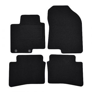 Tapis de sol - Hyundai - Bayon - Velours noir - 4 pièces - Ajustement précis