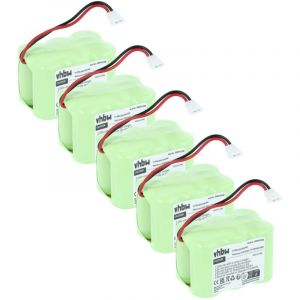 Image de Vhbw 5x Batterie compatible avec Icom IC-2SE, IC-2SAT, IC-2SA, IC-25RA, IC-24ET, IC-24AT, IC-3SAT, IC-2SET radio talkie-walkie (600mAh, 7,2V, NiMH)
