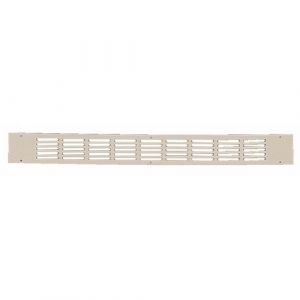 Renson Grille d'entrée d'air acoustique plate argent - 275 x 30 mm - type 488