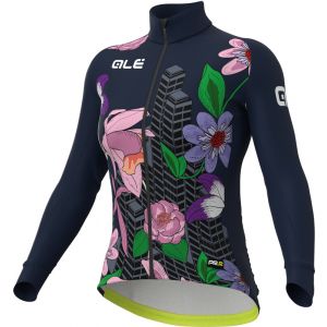 Al&eacute; Cycling PRR City LS Jersey Women, bleu/Multicolore M Maillots downhill & freeride