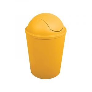 MSV Poubelle &agrave; bascule pp ako 5,5L Safran - Jaune