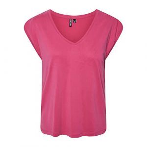 Pieces PCKAMALA Tee Noos BC T-Shirt, Beetroot Purple, S aux Femmes