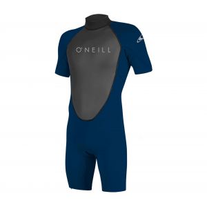 O'Neill Wetsuits Reactor-2 2mm Back Zip Spring Combinaison Men's, Black/Abyss, XXL