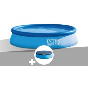 Intex Kit piscine autoport&eacute;e Easy Set 3,05 x 0,76 m (avec filtration) + B&acirc;che de protection