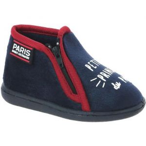 Psg Chaussons b&eacute;b&eacute; - PARIS SAINT GERMAIN - Bleu - Polyester - Produit sous licence officielle