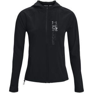 Under Armour OutRun the Storm Jacket Women, noir L Vestes & Gilets course à pied