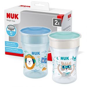 Image de Nuk Magic Cup Magic Cup 2 Pack tasse Boy 2x230 ml