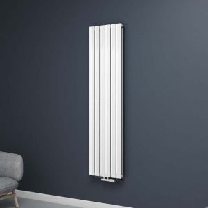 Mai&mai - Radiateur à Eau Chaude Mural Chauffage Central 180x46cm Radiateur Blanc Vertical en Acier Double Couche fv
