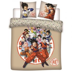 Aymax Parure de lit Beige - Dragon Ball Super - 240x220 cm