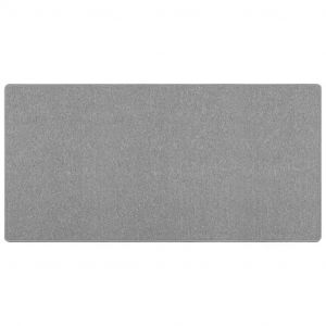 VidaXL Tapis Couloir Gris Clair 100 X 200 Cm 100% Polypropyl&egrave;ne