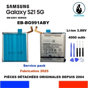 Samsung BATTERIE ORIGINALE EB-BG991ABY GALAXY S21 5G 4000mAh SM-G991 SERIE OEM