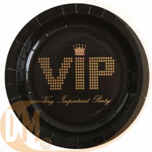 10 assiettes collection VIP (23 cm)
