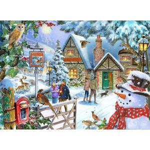 The house of puzzles Puzzle Snowman's View