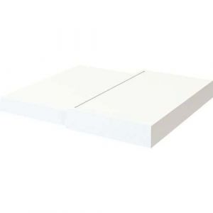 Jvd Plateau Orchestro modulable et facile à nettoyer - blanc