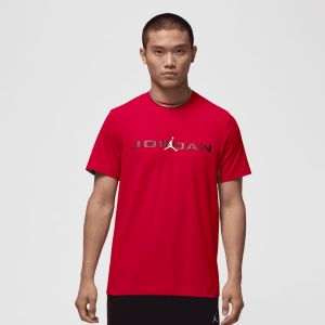 Jordan Air Short Sleeve Tee, T-Shirts & Polos, en rouge, taille: L - Couleur rouge - Taille L