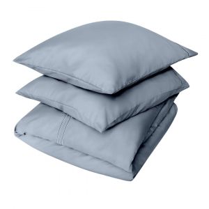 Dreamlab Enveloppe de couette - 240 x 200/220 cm - Literie avec taie d'oreiller - Double - Four Seasons - Microfibre - Grey