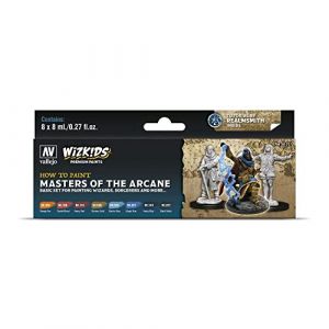 Acrylicos Vallejo WizKids Master of The Arcane 080257 Kit de peinture 8 x 8 ml