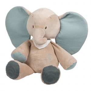 Nattou Peluche géante Luna & Axel éléphant (75 cm)