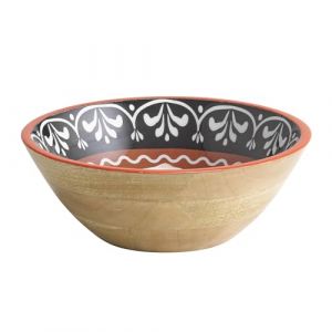 APS 1055 Mango Bol en bois de manguier avec rev&ecirc;tement int&eacute;rieur en r&eacute;sine &eacute;poxy &Oslash; 30 cm 3 l