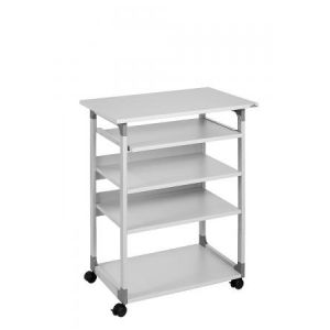 Durable 3720-10 - SYSTEM Computer Trolley 75 VH, avec 4 roulettes, gris