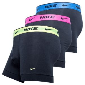 Image de Nike Boxers Pack De 3 - Noir/fuchsia/bleu/jaune Fluo, pointure Small - Noir;Bleu;Rose;Jaune - Taille Small
