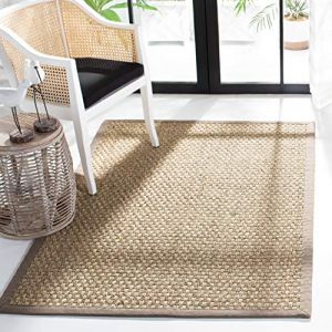 Herbe de mer Marine/Gris Tapis 120 X 180