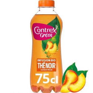Contrex Green the noir peche - La bouteille de 75cl