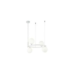 Image de Boutica-design Suspensions Ring Blanc 4x25W G9