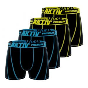 Freegun Lot De 4 Boxers En Coton Homme Aktiv