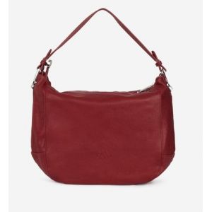 Arthur & Aston Sac hobo en cuir M Rouge