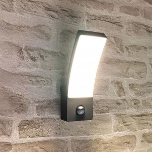Arum Lighting Applique led détecteur de mouvement Extérieure thali 12W IP54 Température de Couleur: Blanc neutre 4000K