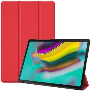 Étui de tablette portefeuille Trifold Galaxy Tab S5e Rouge iMoshion