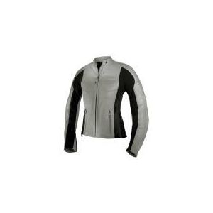 Image de Spidi Elite Lady (blanc) - Blouson de moto en cuir pour femme