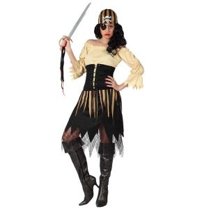 Atosa Déguisement pirate femme (taille au choix)