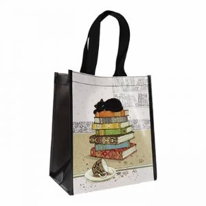 Sac cabas plastique recyclé Chaton Livres Kiub Bug Art