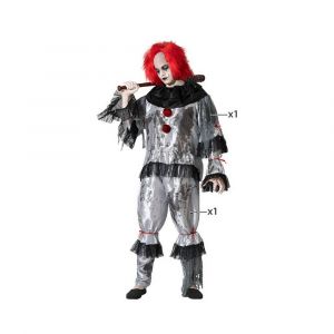 Ruedelafete DÉGUISEMENT CLOWN GRIS M-L
