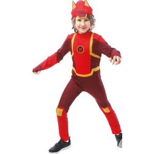 Ruedelafete D&eacute;guisement enfant Petronix™ Matt rouge taille 4/6 ans