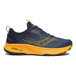 Saucony Ride TR2 GTX Chaussure Trail Hommes - Bleu Foncé, Orange