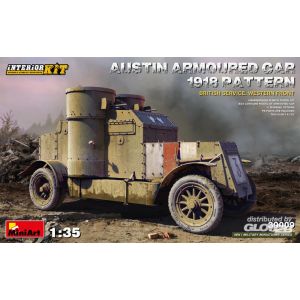 Image de Mini Art Maquette Modèle de voiture blindée Austin 1918. Service brita