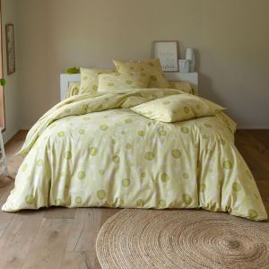 Housse de couette en coton motifs imprimés vert pâle DR. MY LIFE