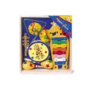 Set musical Girafe de 6 instruments