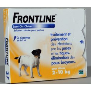 Frontline Spot On Chien 2-10 kg - Soin antiparasitaire